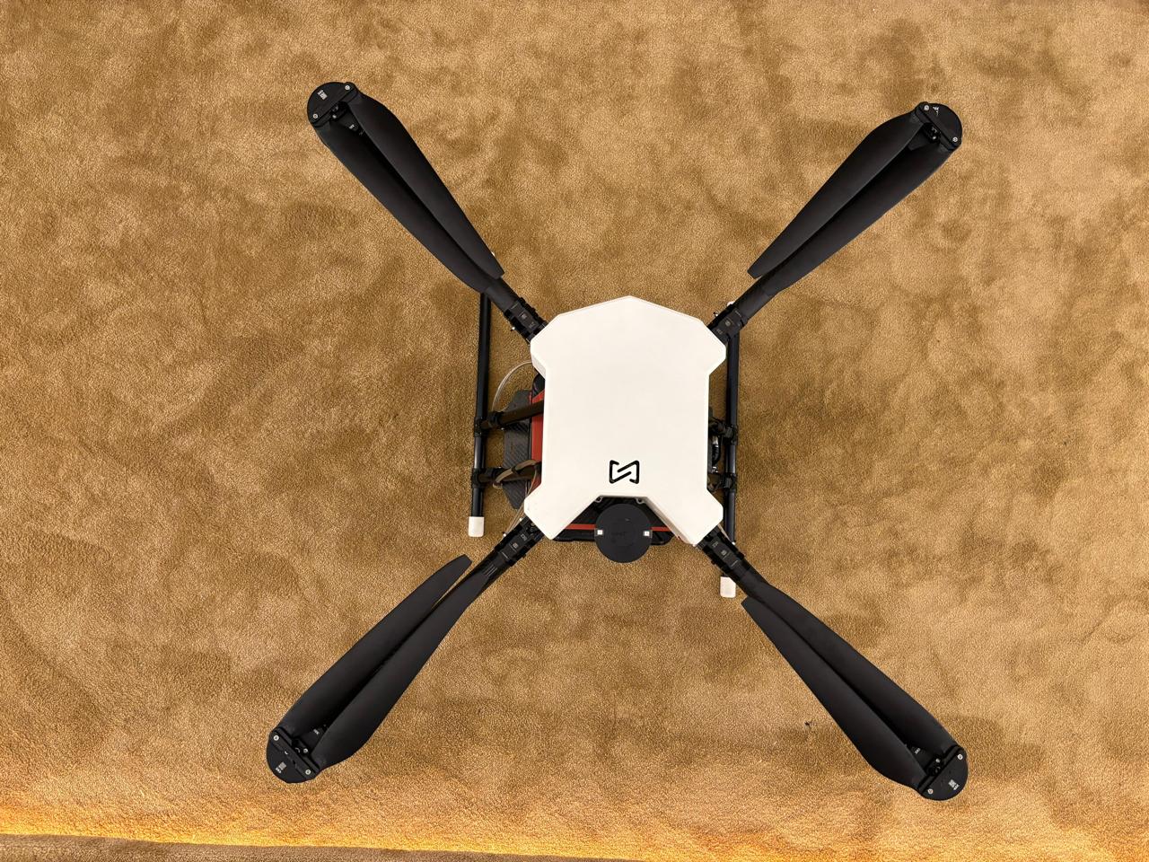LUFT Quadcopter Top View Assembly