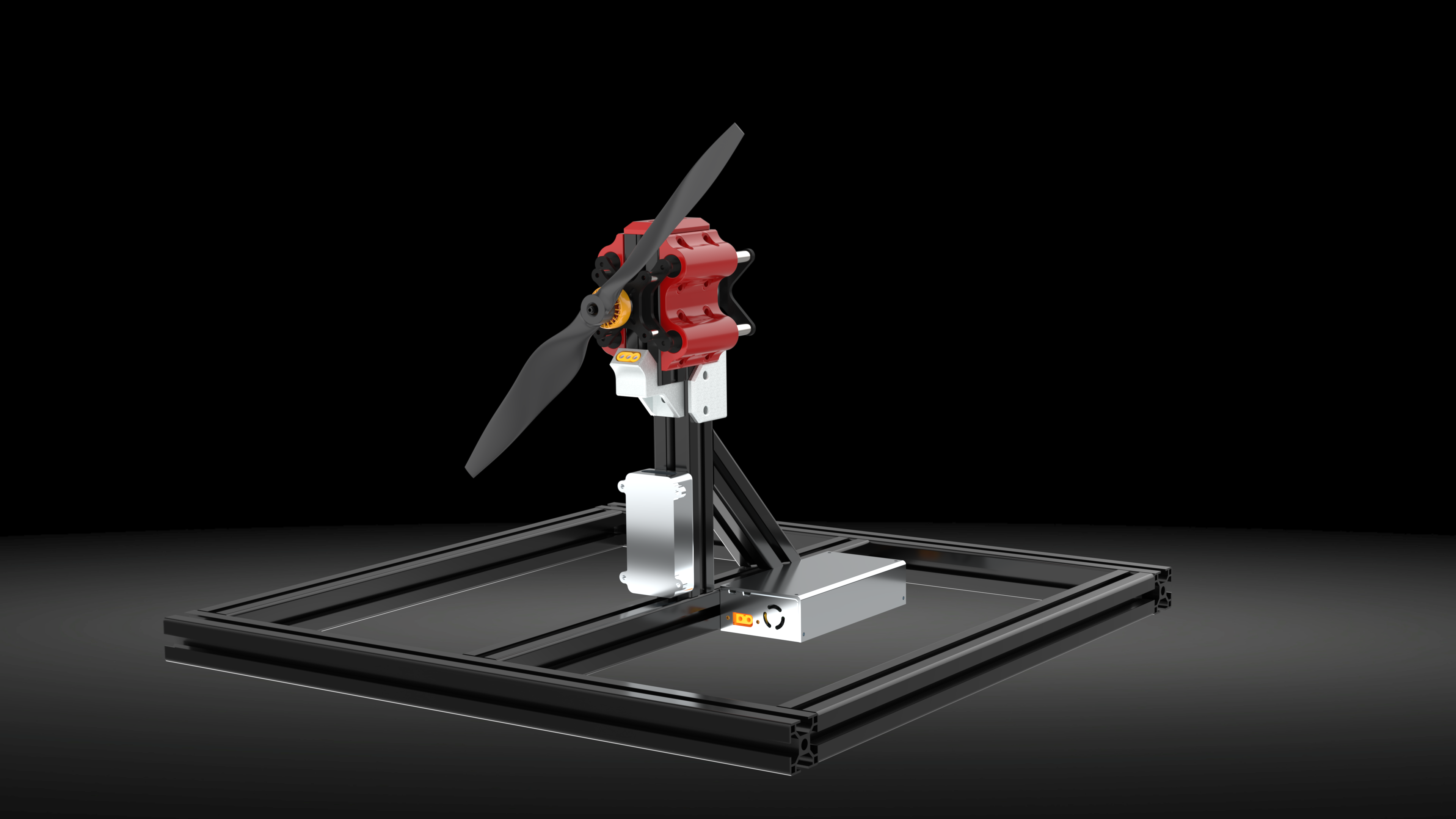 Propulsion Thrust Test Rig Calibration Bench